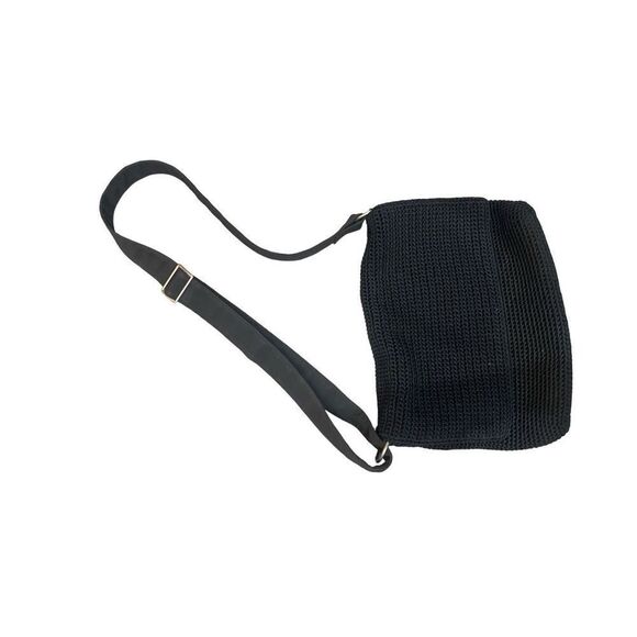 The Sak Womens Black Crochet Purse Shoulder Bag - Picture 4 of 6